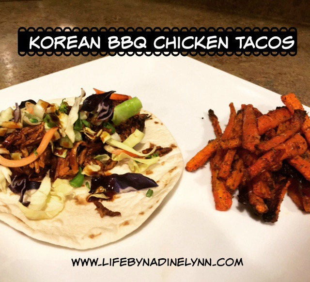 Korean BBQ Chicken Tacos