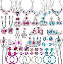 Image result for BeYumi 66 Pcs Princess Pretend Jewelry